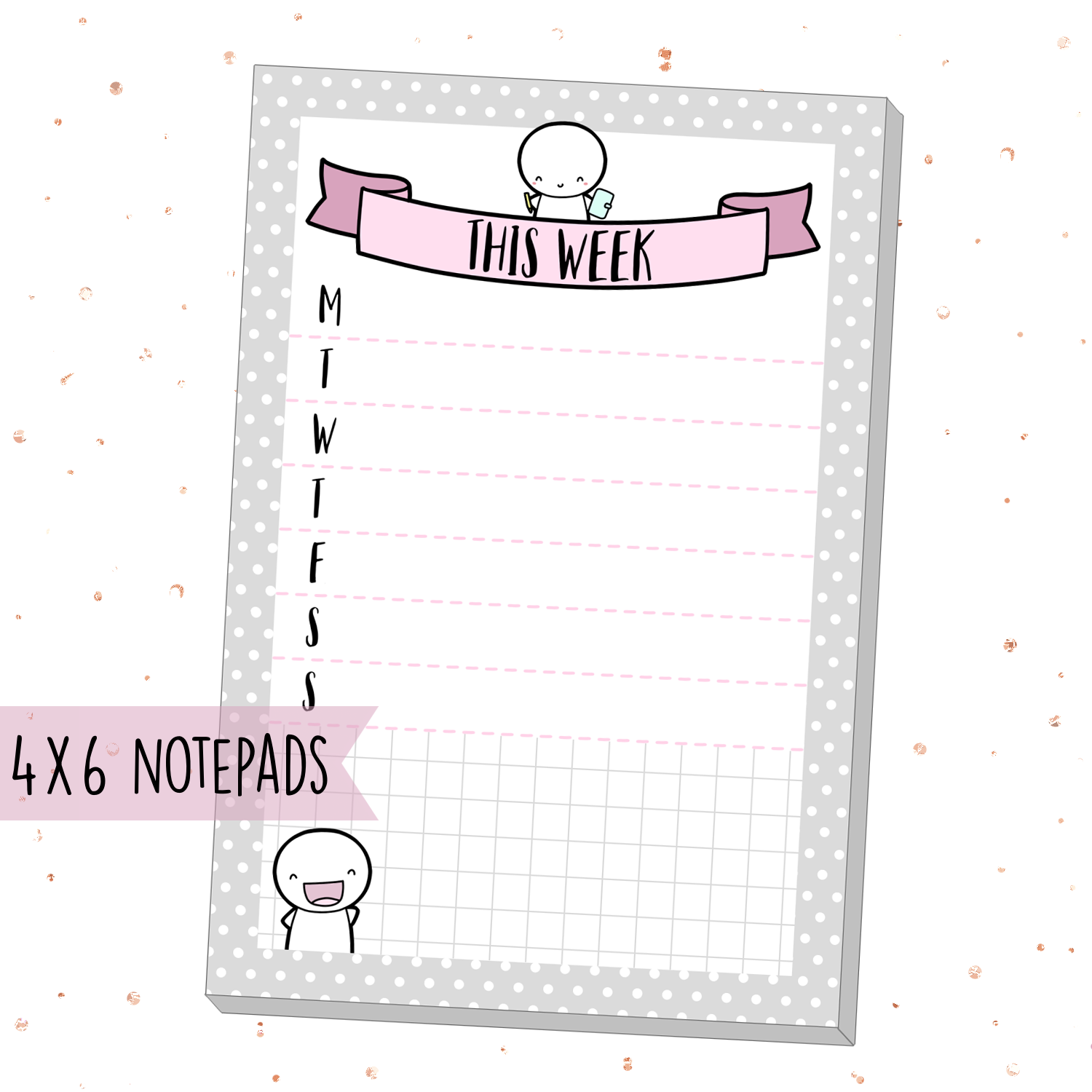 emoti weekly pad, TheCoffeeMonsterzCo