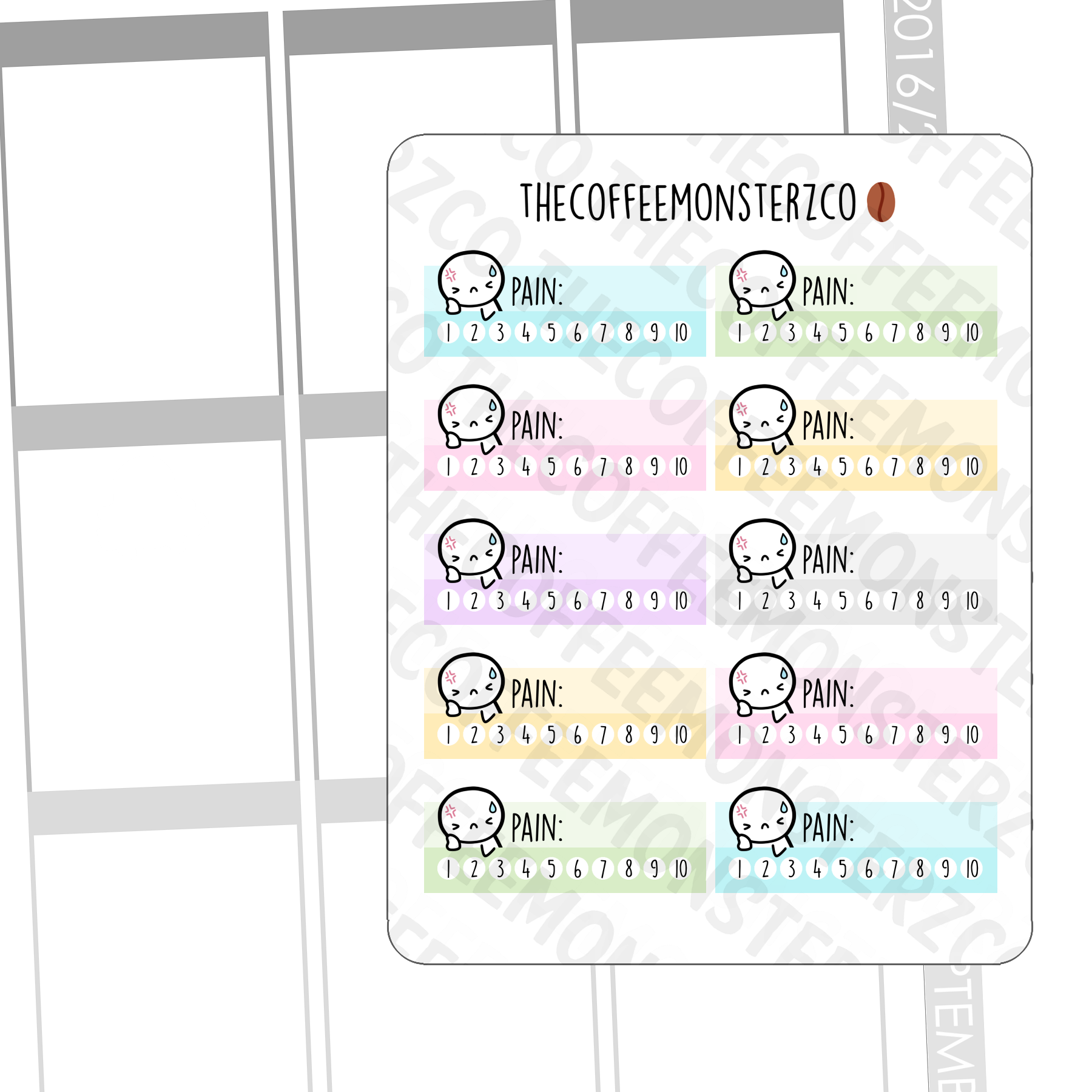 Emoti Pain Tracker - TheCoffeeMonsterzCo