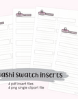 Emoti Washi Swatch Insert (Digital File)