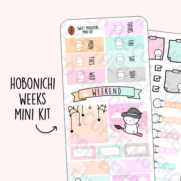 Sweet Monsters Hobonichi Weeks Kit