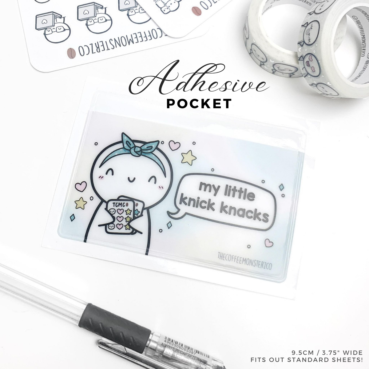 Little Knick Knacks - Adhesive Sticky Pocket
