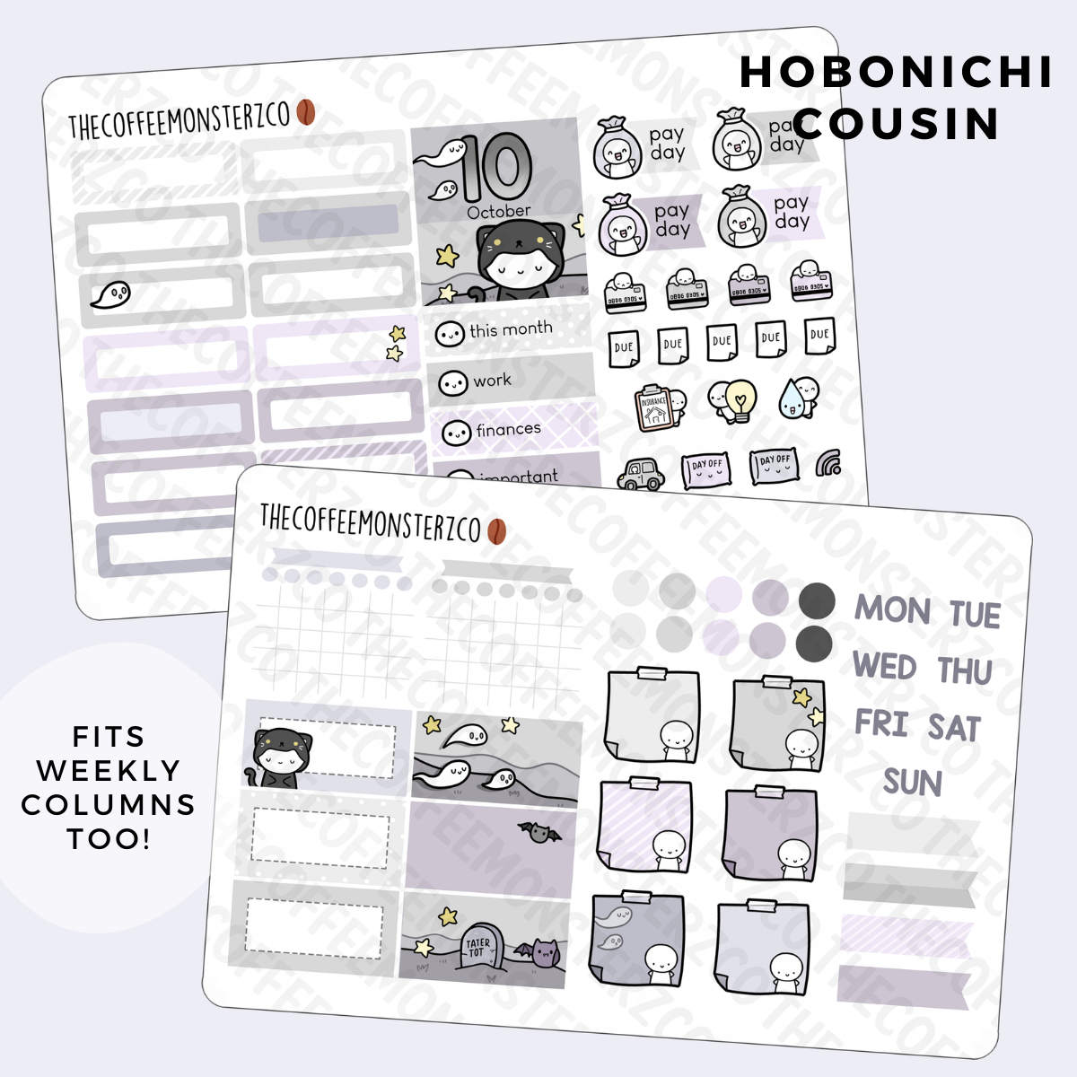 2022 Hobonichi Cousin Monthly Kits (second half)