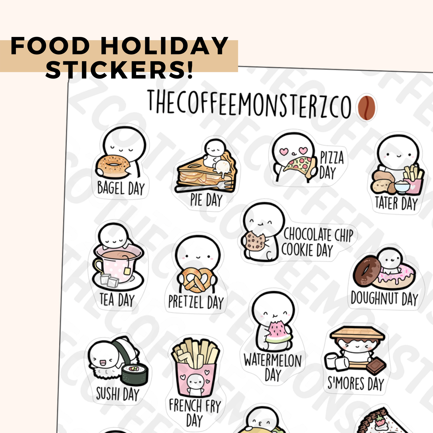 Holiday Emotis: Food and Drinks