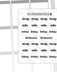 Helen's Lettering: School - TheCoffeeMonsterzCo