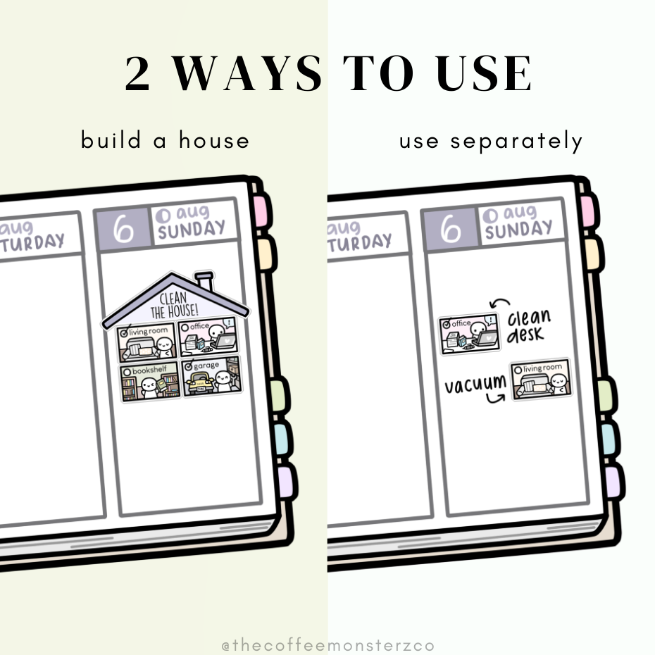 Build Your Own House Sticker