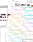 Hobonichi Cousin Skinny Labels