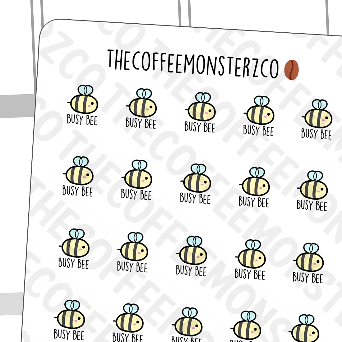 Busy Bee Doodles - TheCoffeeMonsterzCo