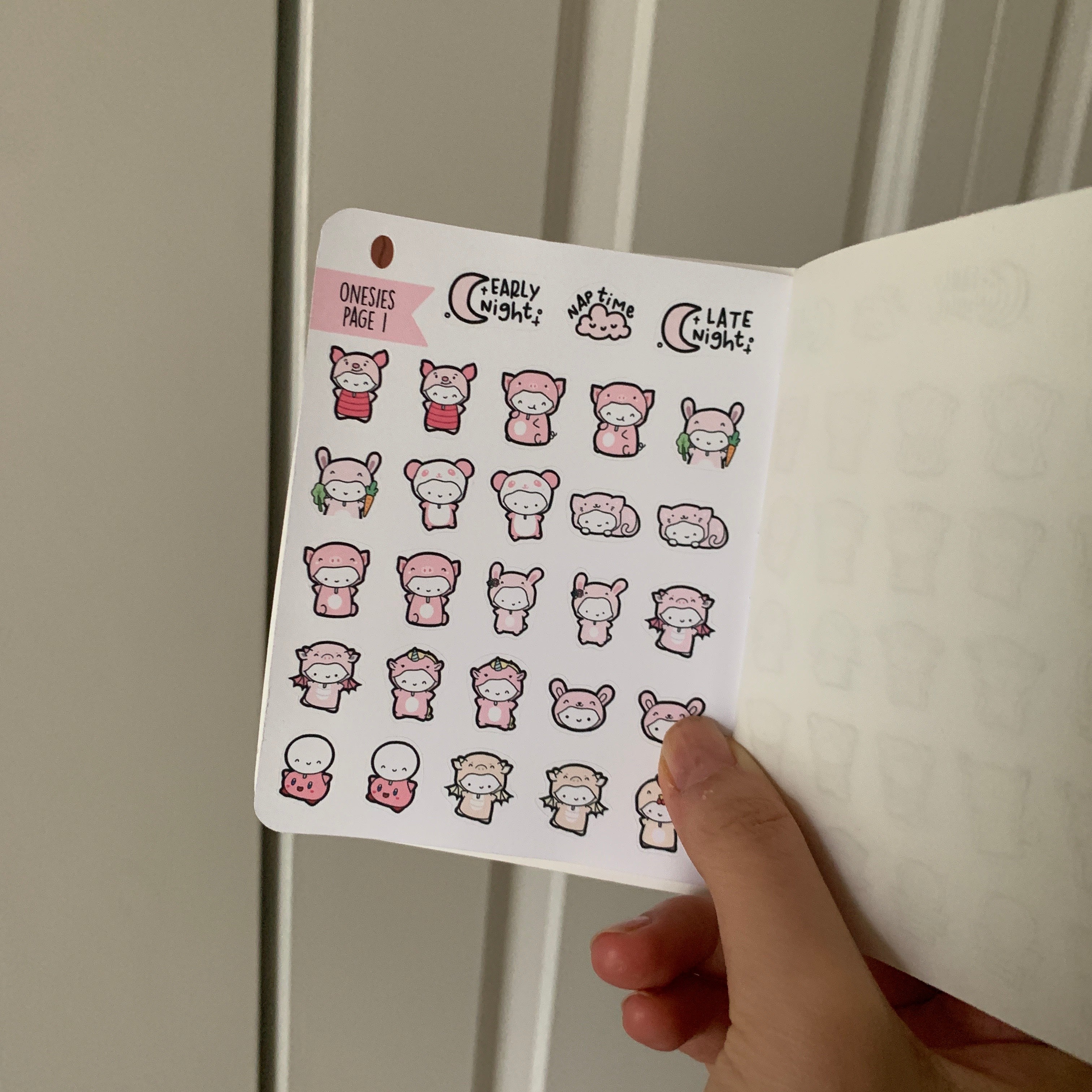 Ultimate Onesies Sticker Book (8 Pages)