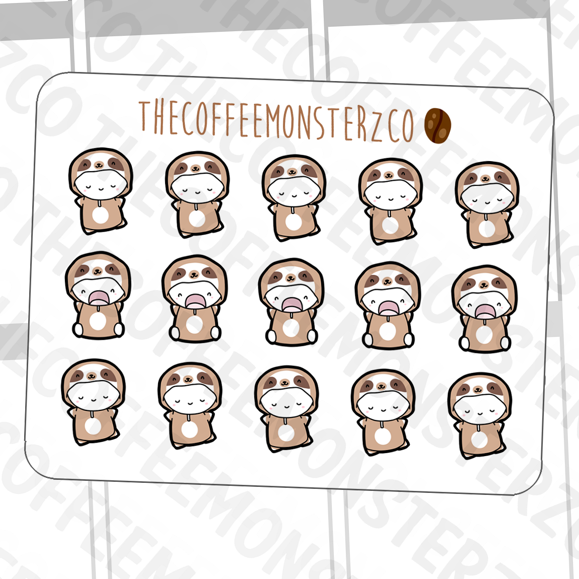 Sloth Emotis, TheCoffeeMonsterzCo