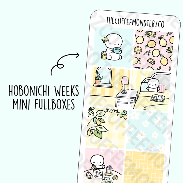 A New Day Hobonichi Weeks Mini Fullboxes - TheCoffeeMonsterzCo