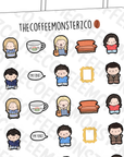 F.R.I.E.N.D.S Emotis - TheCoffeeMonsterzCo