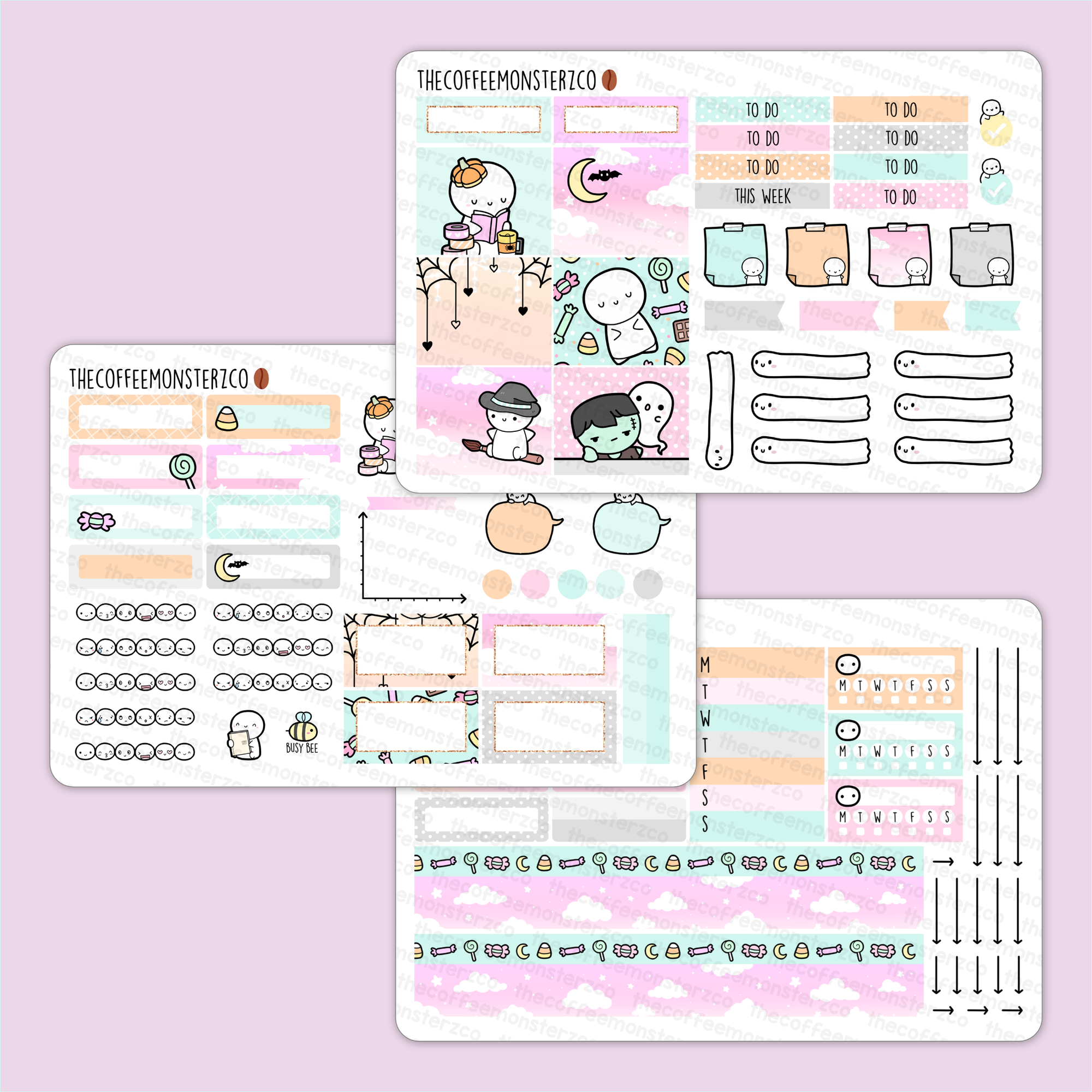 Sweet Monsters Hobonichi Cousin Kit