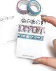 Stationery Doodles - Plastic Washi Card