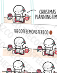 Festive Planning Desk Emotis