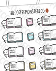 Currently Reading Emotis - TheCoffeeMonsterzCo