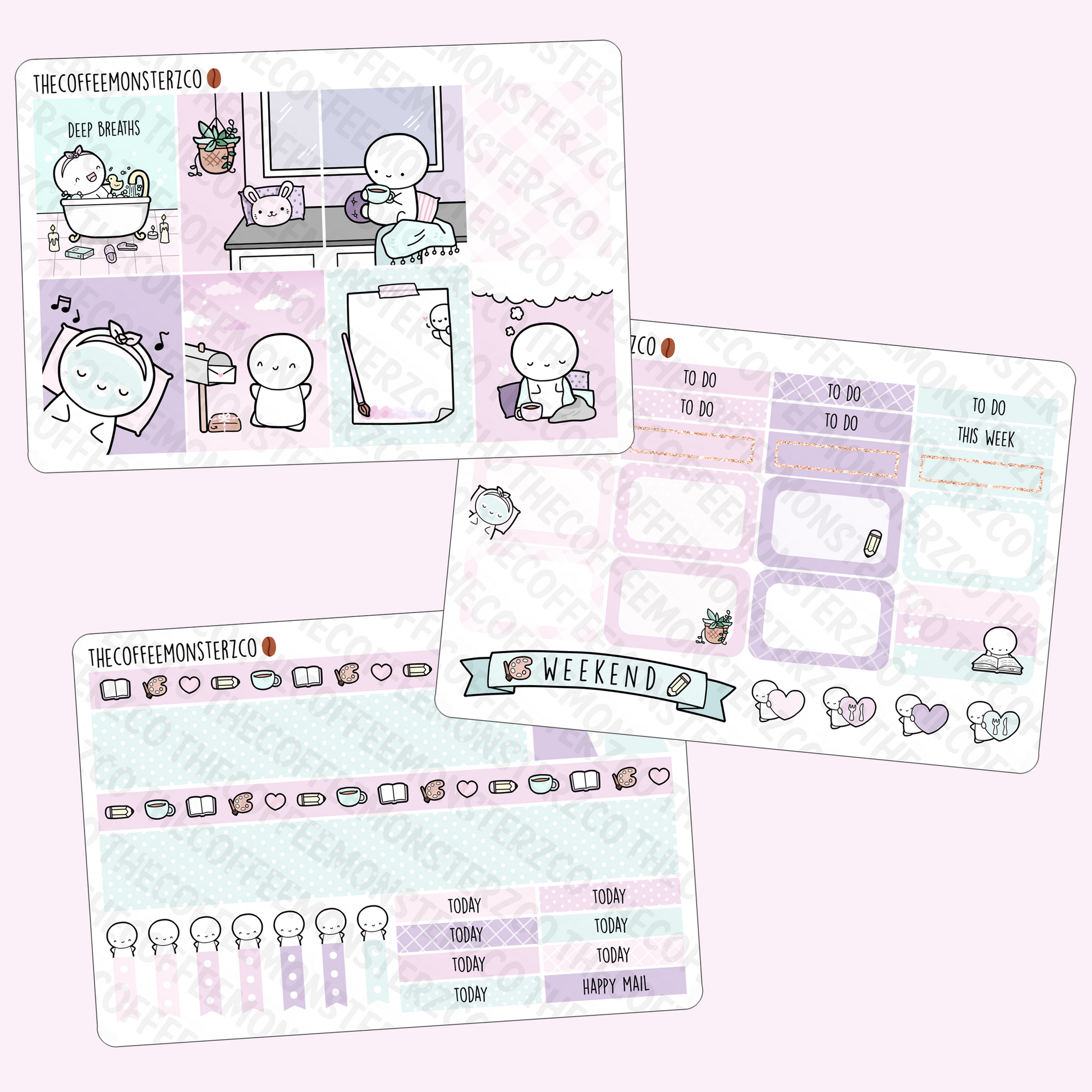 Self Care Emoti Mini Kit - TheCoffeeMonsterzCo