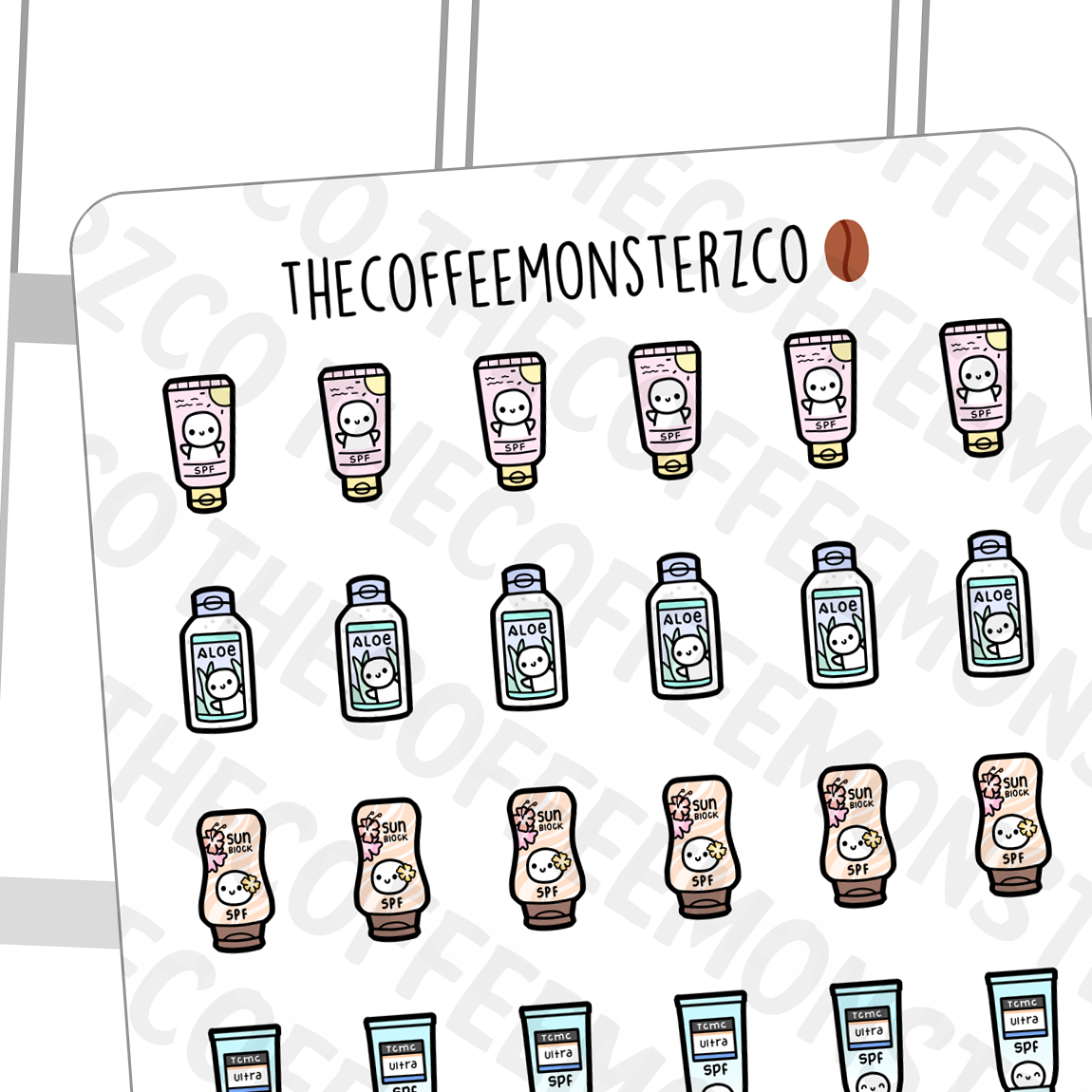 Sunscreen Doodles (FINAL STOCK)