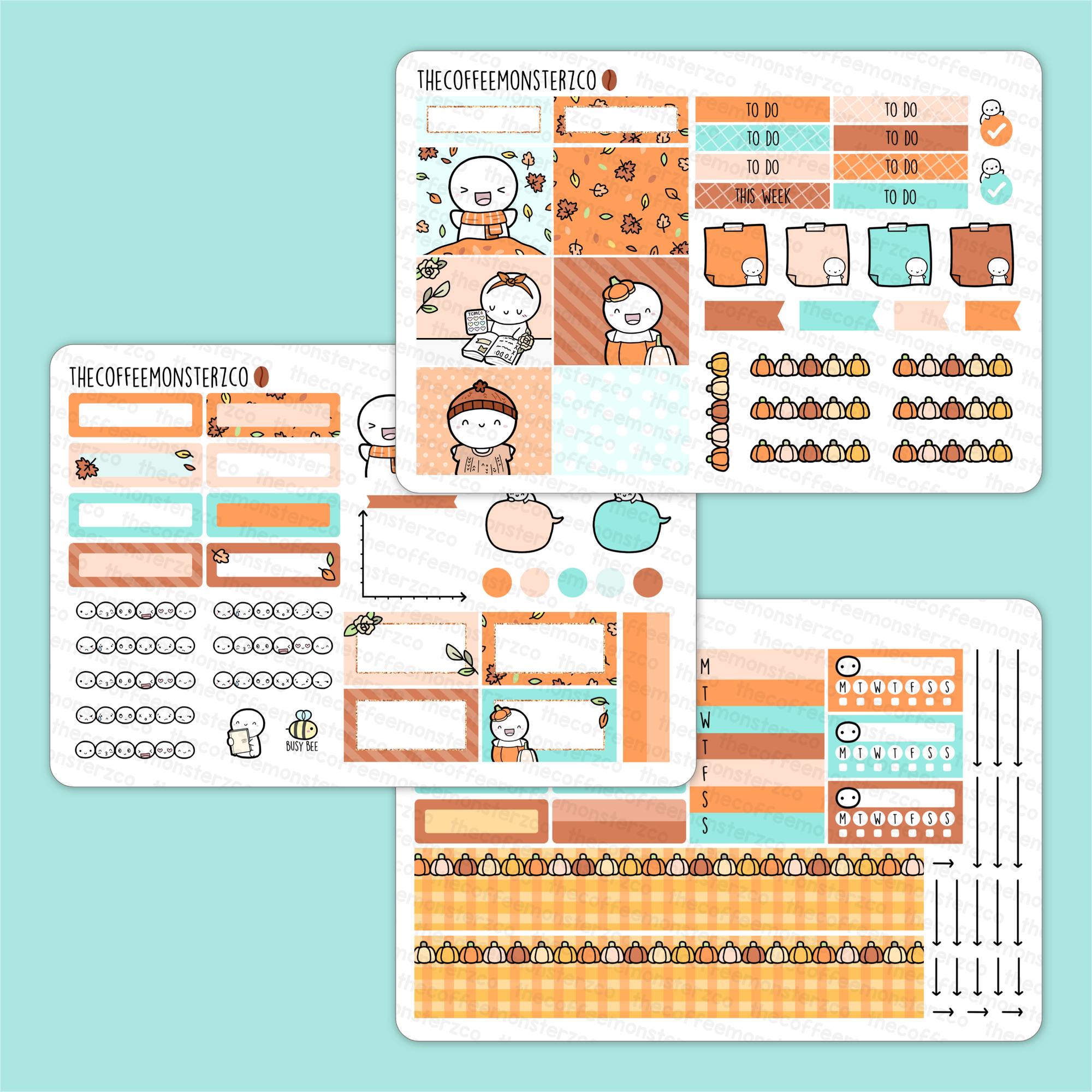 Autumn Emotis Hobonichi Cousin Kit (old) (FINAL STOCK)