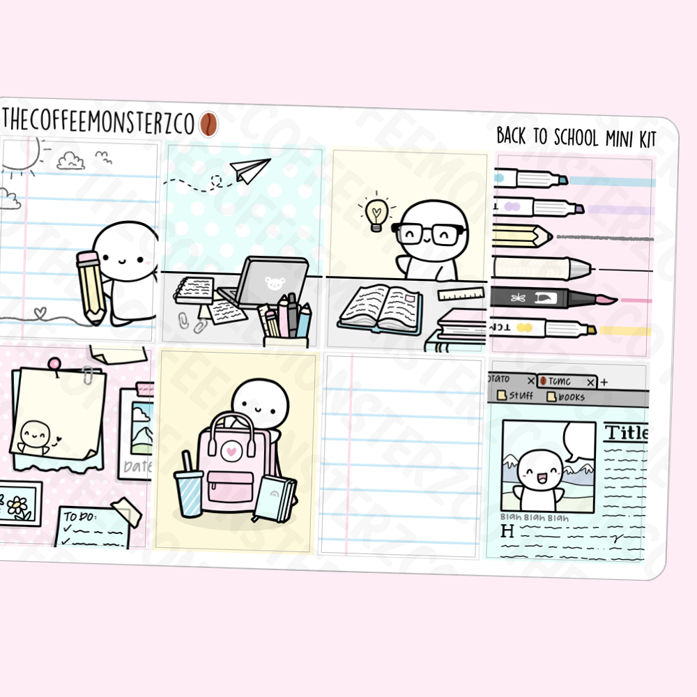 Back To School Emoti Mini Kit