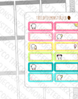 Summer Emoti Labels, TheCoffeeMonsterzCo