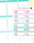 Winter Emotis 1.5" Glitter Labels (FINAL STOCK)