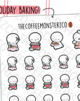 Holiday Baking Emotis