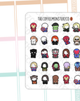 Superheroes Emotis Sampler