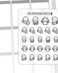Weightlifting Emotis - TheCoffeeMonsterzCo