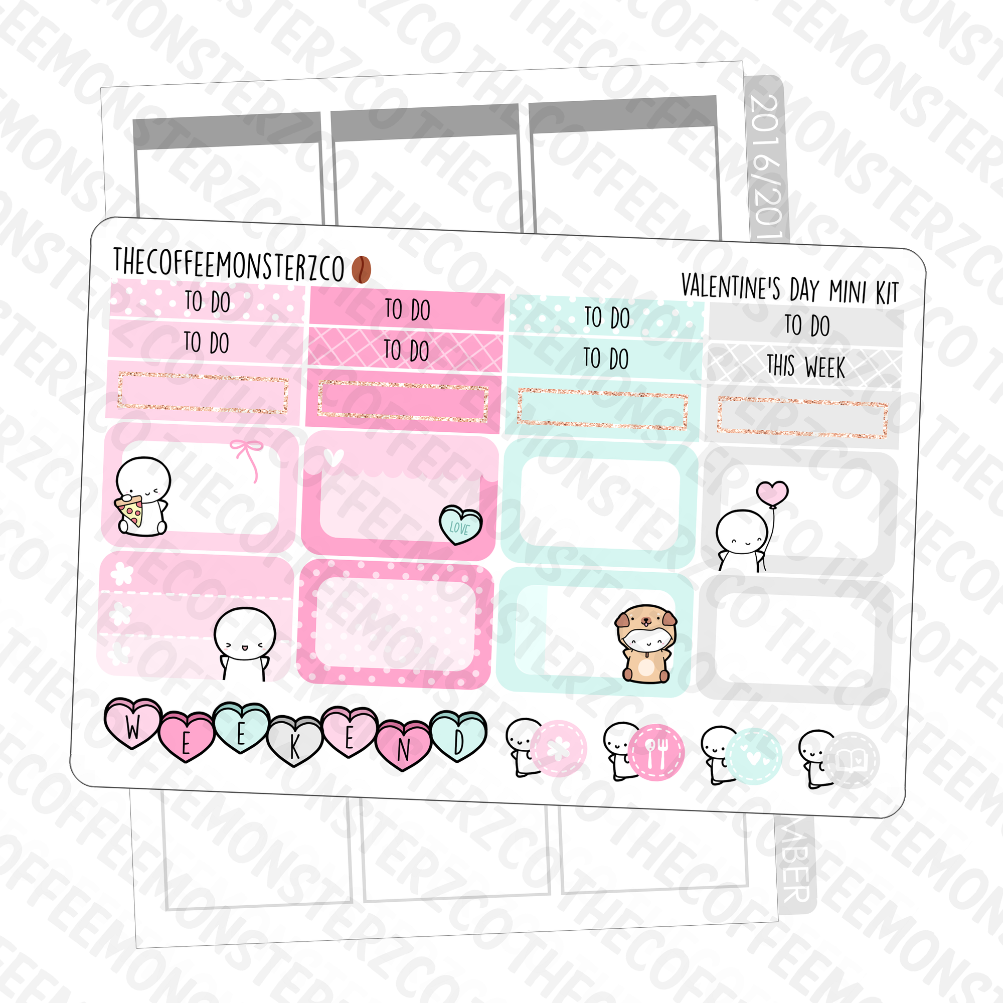 Valentine's Day Emoti Mini Kit