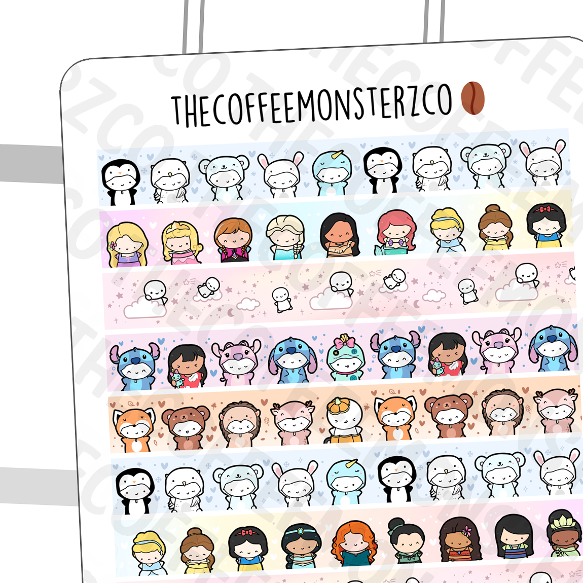 Washi Paper Stickers – TheCoffeeMonsterzCo