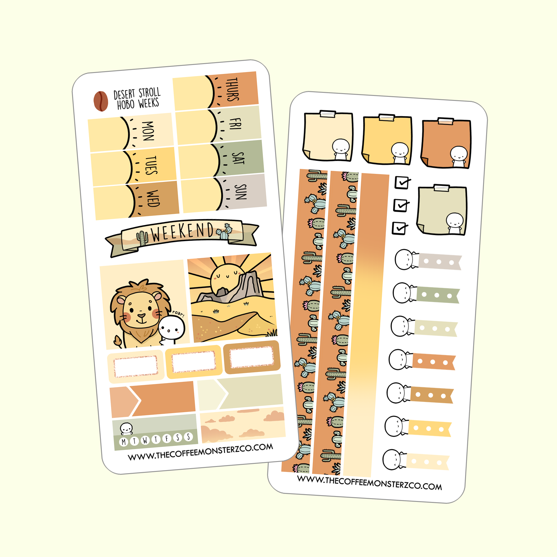 Desert Stroll Hobonichi Weeks Kit