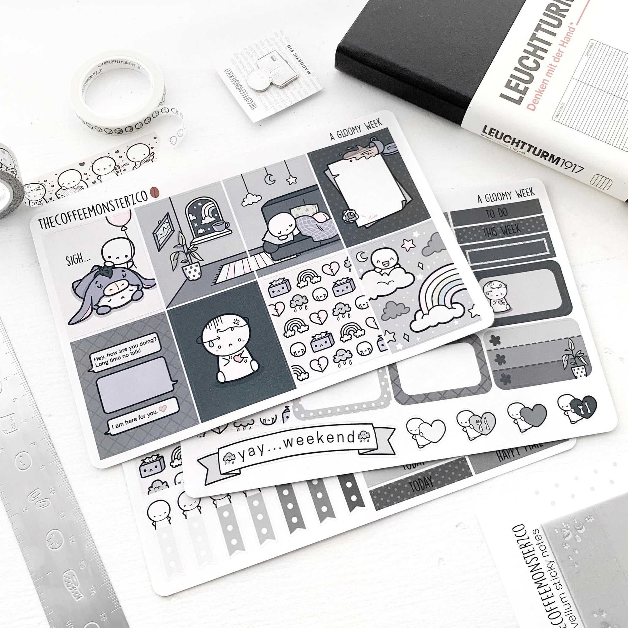 A Gloomy Week Emotis Mini Kit