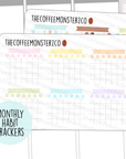 Monthly Habit Trackers