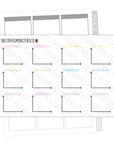 Hobonichi Cousin: Graph Trackers