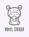 Bunny Vinyl Stickers - TheCoffeeMonsterzCo