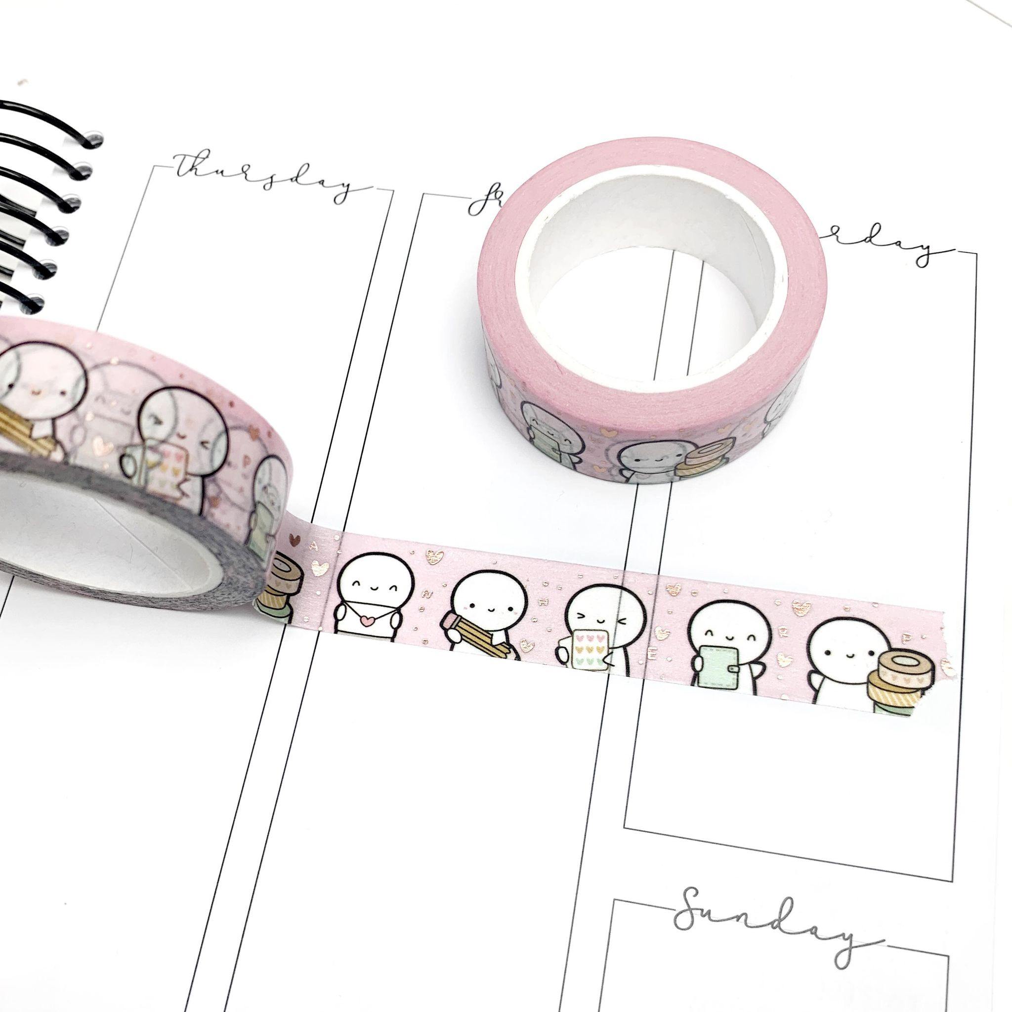 My Favorite thin washi tape for planning