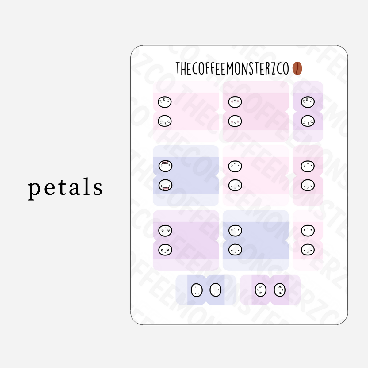 Emoti Head Tab Stickers (FINAL STOCK)