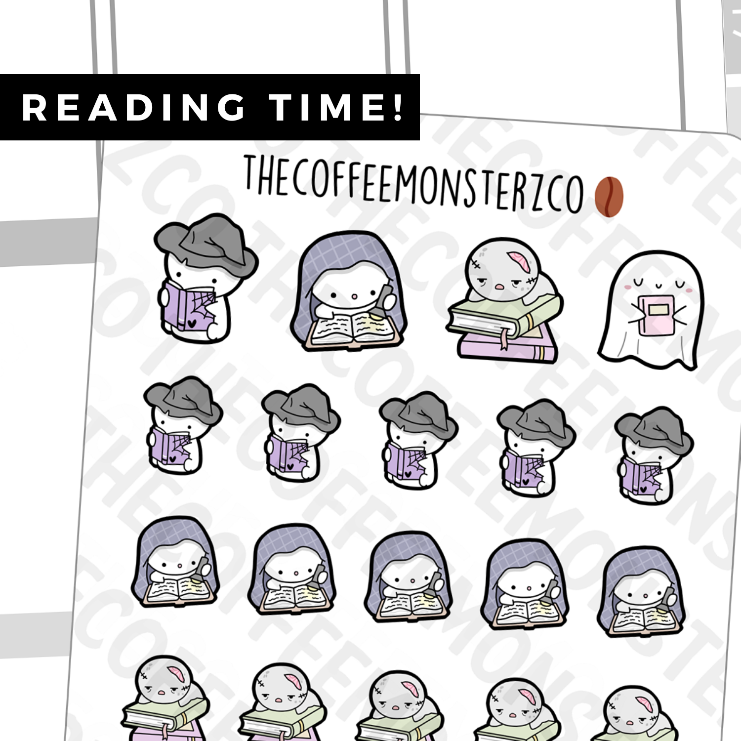 Halloween Reading Emotis