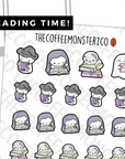 Halloween Reading Emotis