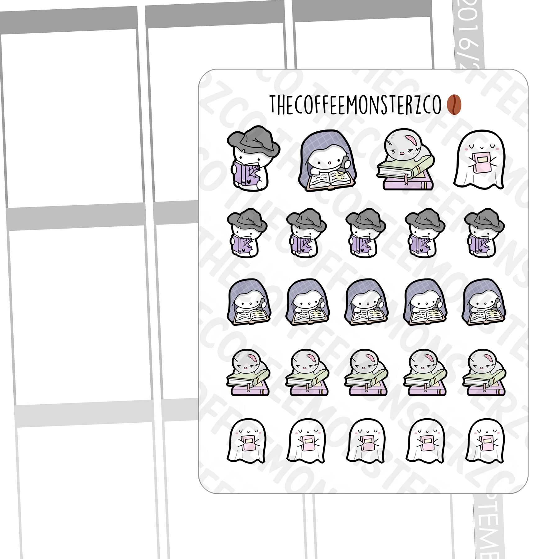Halloween Reading Emotis