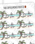 Beach Nap Emotis - TheCoffeeMonsterzCo