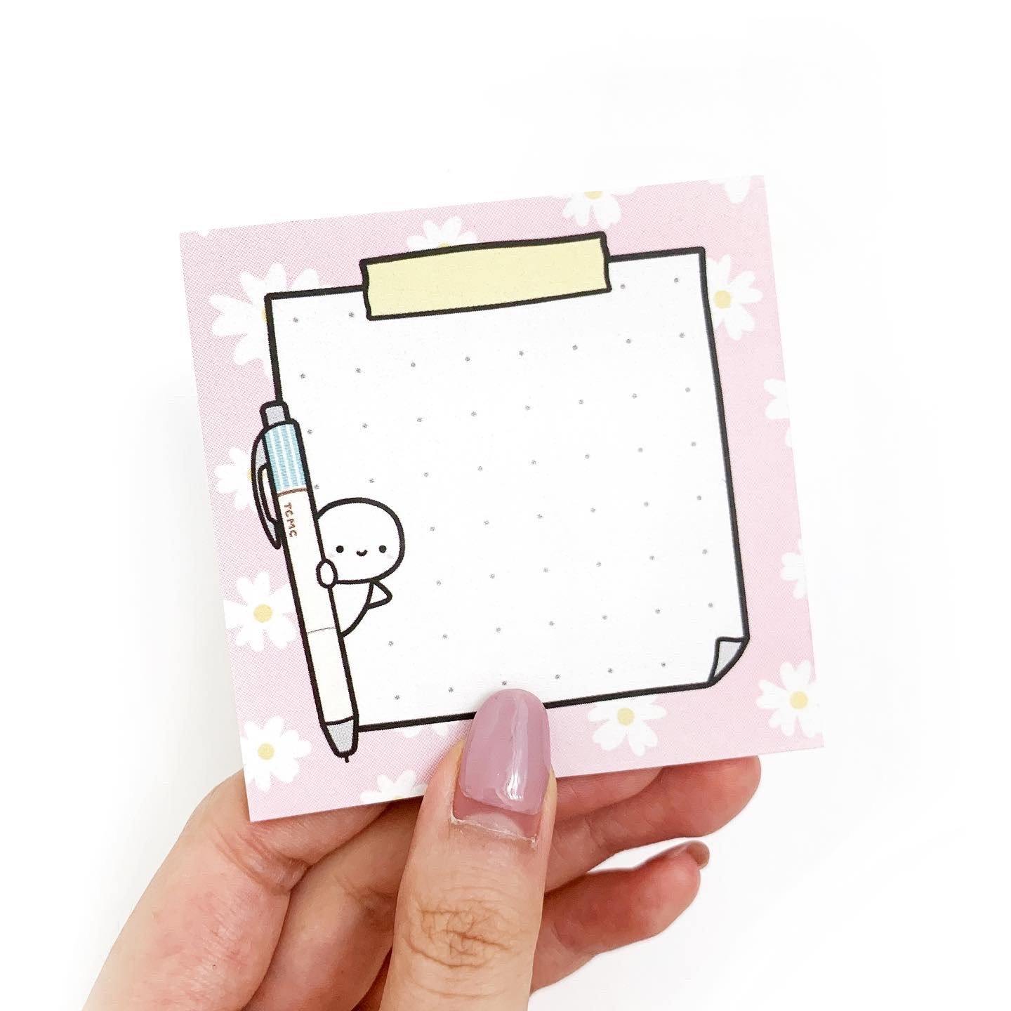 Spring Floral Sticky Note Pad - LIMIT 2 PER PERSON