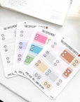 Emoti Head Tab Stickers (FINAL STOCK)