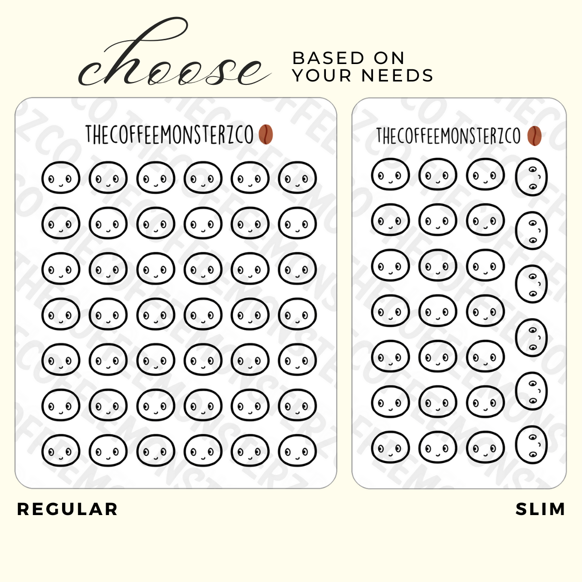 Emoti Heads Full Sheets SLIM