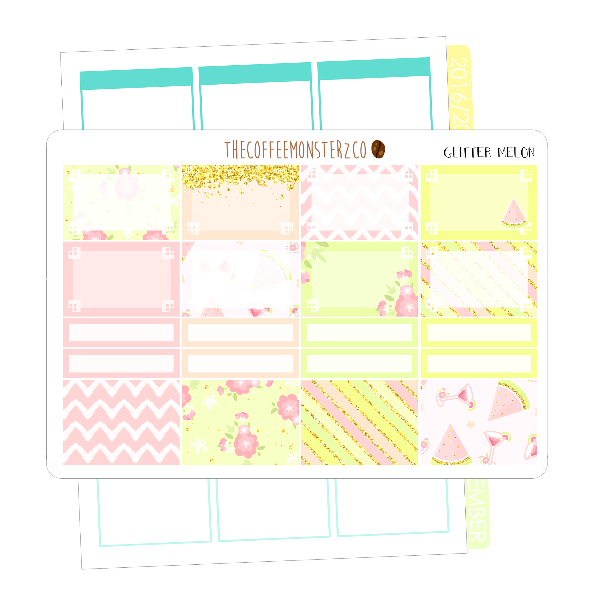 glitter melon full vertical kit, TheCoffeeMonsterzCo