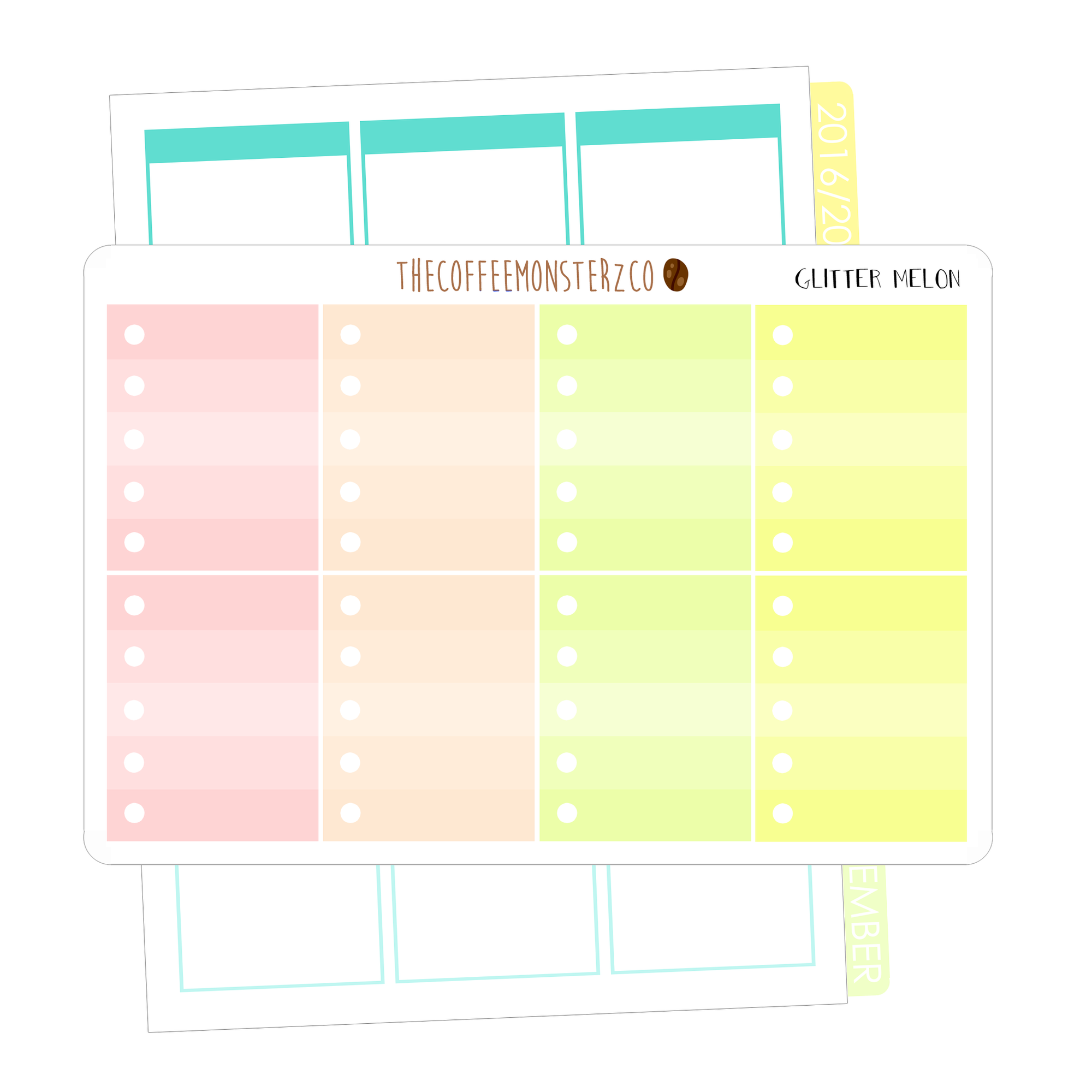 glitter melon full vertical kit, TheCoffeeMonsterzCo