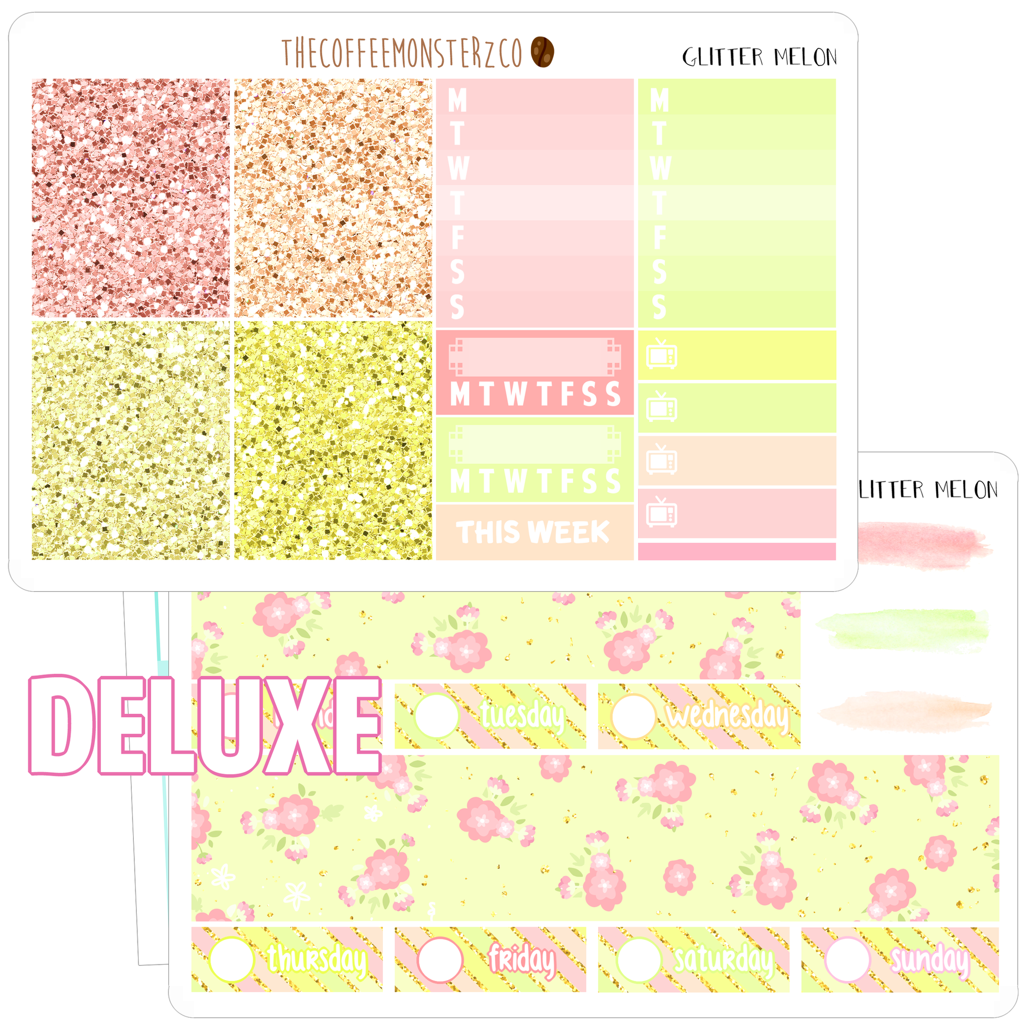 glitter melon full vertical kit, TheCoffeeMonsterzCo