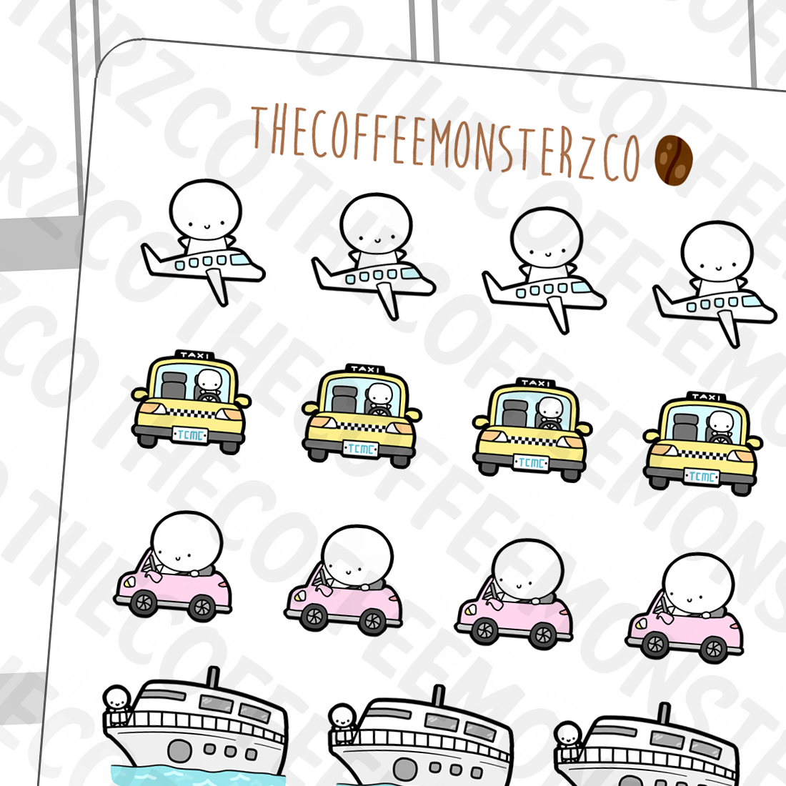 Transportation Emotis (FINAL STOCK)