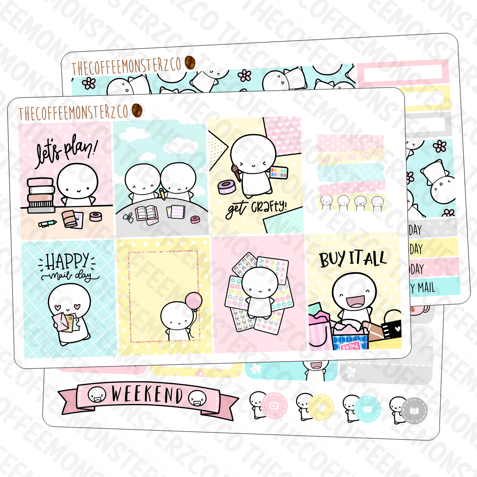 Emoti Mini Kit (3 pages), TheCoffeeMonsterzCo