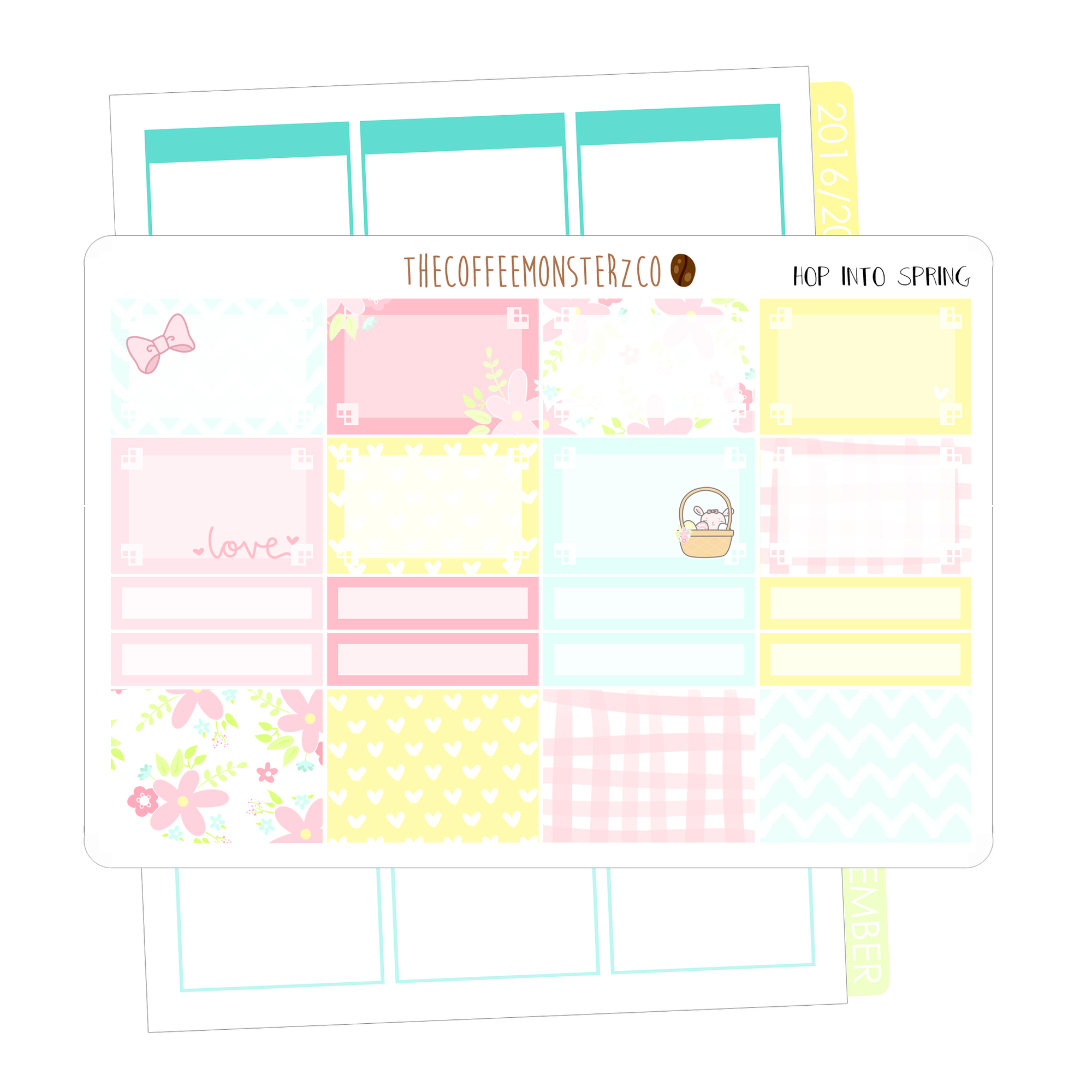 hop into spring full vertical kit, TheCoffeeMonsterzCo